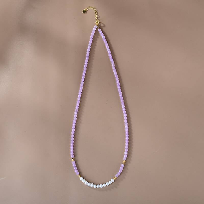 Elegant Lavender Amethyst pendant with calming energy, designed to block negative energy and stress.